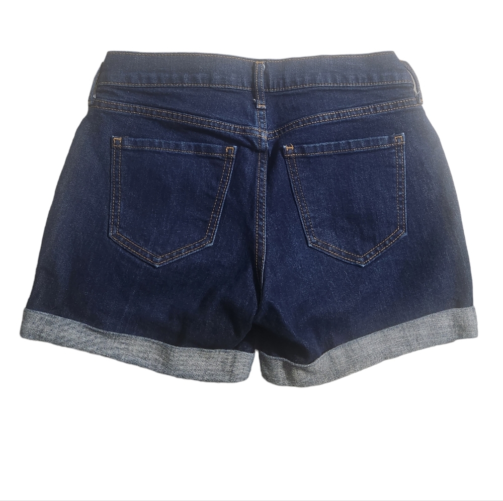 OLD NAVY Size 2 | Denim Hem Cuffed Jean Shorts - Picture 2 of 3